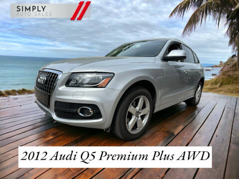 2012 Audi Q5 for sale at Simply Auto Sales in Lake Park FL