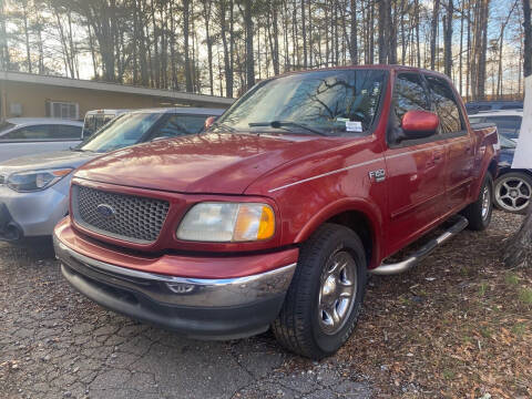 2002 Ford F-150 for sale at Knox Bridge Hwy Auto Sales in Canton GA