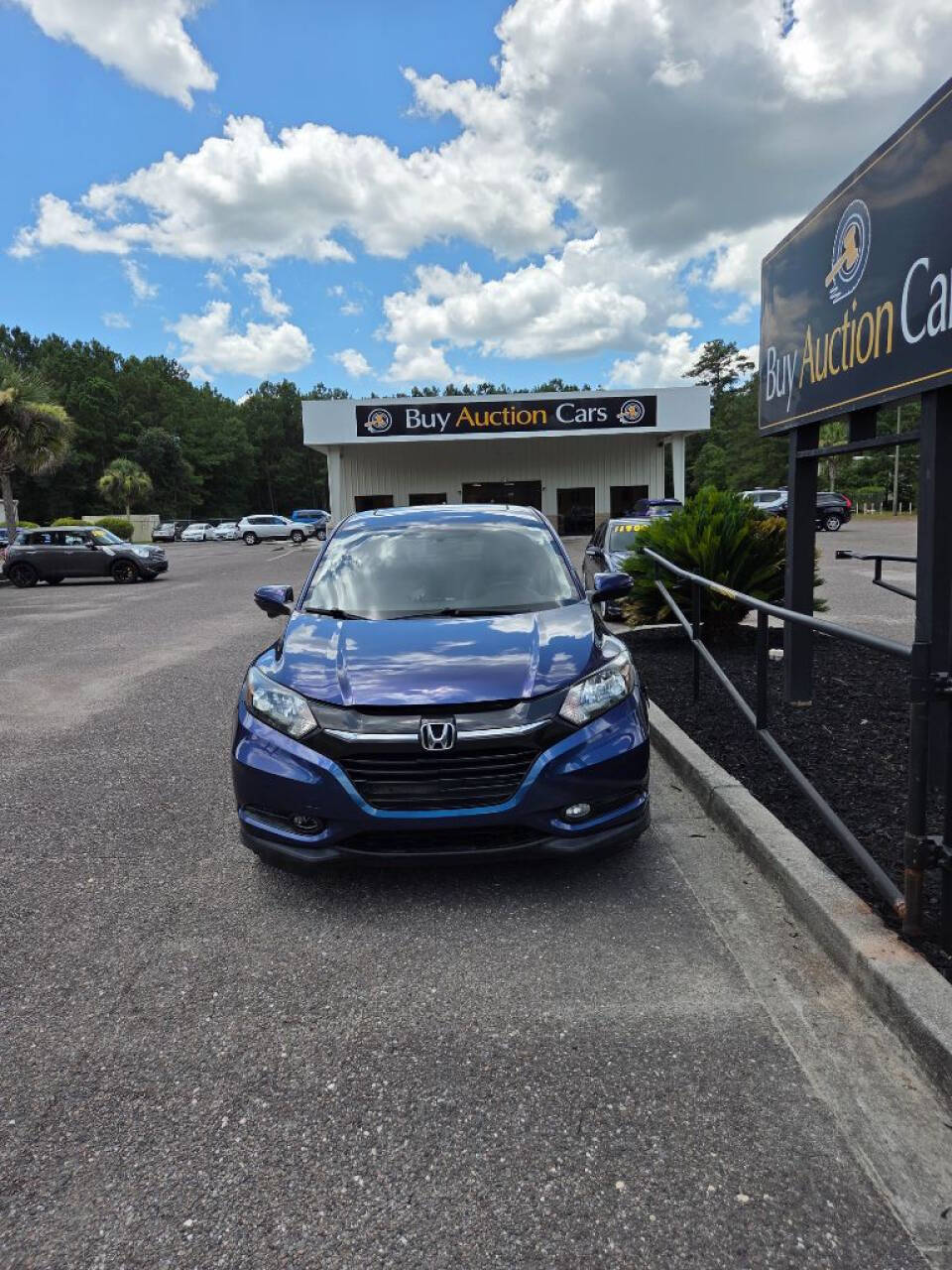 Blue 2016 Honda HR-V EX AWD EX 4dr Crossover 2