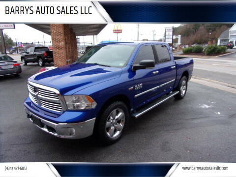 2016 RAM 1500 for sale at BARRYS AUTO SALES LLC in Danville VA