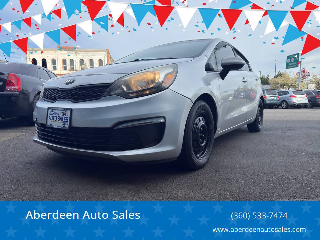 Bright Silver Metallic 2016 Kia Rio LX Sedan Front-Wheel Drive 6-Speed Automatic