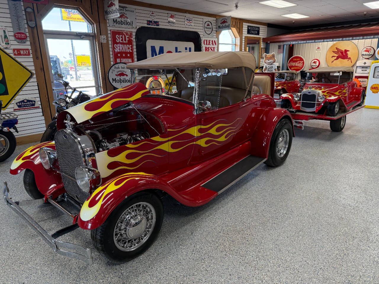 Red 1929 Ford Model A 1