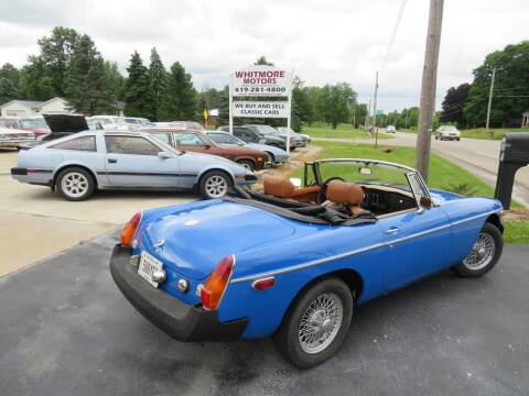 1979 MG MGB for sale at Whitmore Motors in Ashland OH