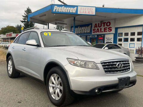2006 Infiniti FX35 for sale at Preferred Motors, Inc. in Tacoma WA