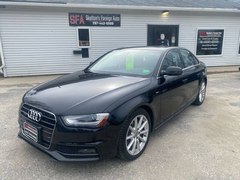 2016 Audi A4 for sale at Skelton's Foreign Auto LLC in West Bath ME