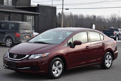 2014 Honda Civic for sale at Broadway Garage of Columbia County Inc. in Hudson NY