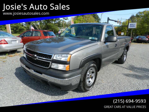 2007 Chevrolet Silverado 1500 Classic for sale at Josie's Auto Sales in Gilbertsville PA