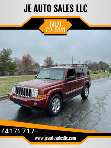 2007 Jeep Commander for sale at JE AUTO SALES LLC in Webb City MO