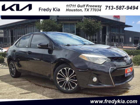 2016 Toyota Corolla for sale at FREDY CARS FOR LESS in Houston TX