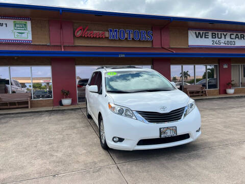 2012 Toyota Sienna for sale at Ohana Motors in Lihue HI