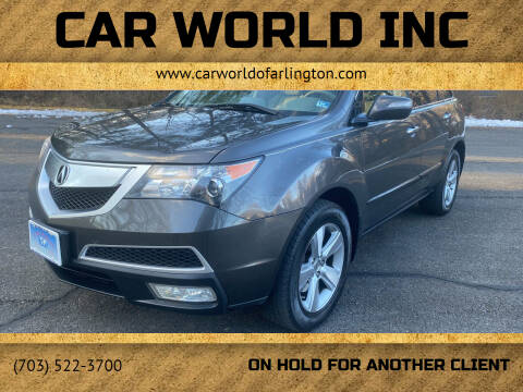 2010 Acura MDX for sale at Car World Inc in Arlington VA