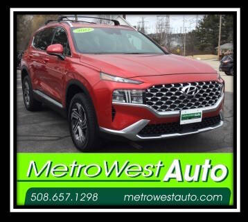 2022 Hyundai Santa Fe for sale at Metro West Auto in Bellingham MA