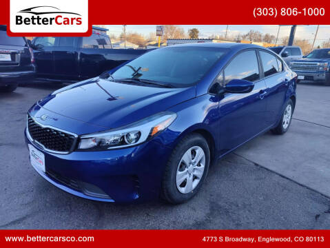 2018 Kia Forte for sale at Better Cars in Englewood CO