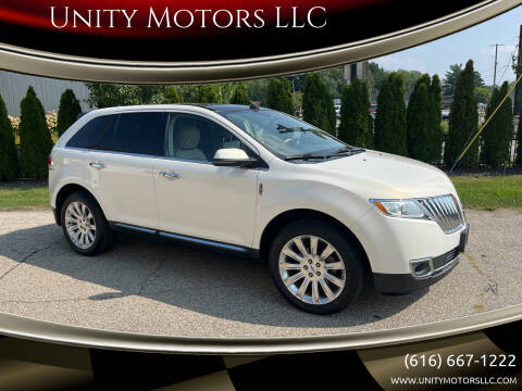 2013 Lincoln MKX for sale at Unity Motors LLC in Hudsonville MI