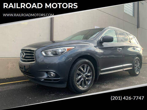 2013 Infiniti JX35 for sale at RAILROAD MOTORS in Hasbrouck Heights NJ