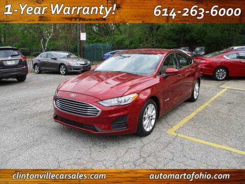2019 Ford Fusion Hybrid for sale at Clintonville Car Sales - AutoMart of Ohio in Columbus OH