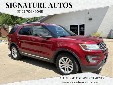 2016 Ford Explorer for sale at Signature Autos in Austin TX