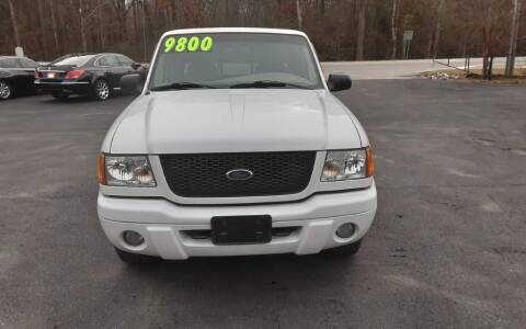 2002 Ford Ranger for sale at Mathews Used Cars, Inc. in Crawford GA
