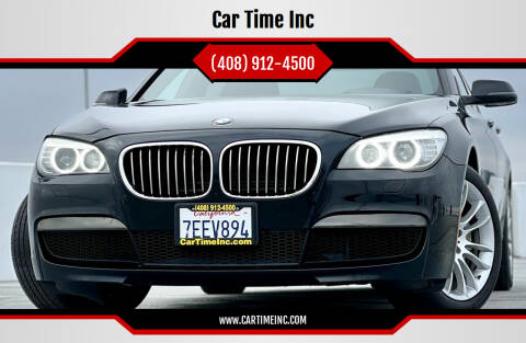 2013 BMW 7 Series for sale at Car Time Inc in San Jose CA