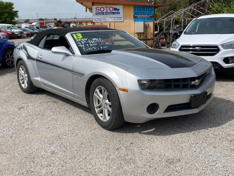 2013 Chevrolet Camaro for sale at Soto Auto Broker LLC in Dallas TX