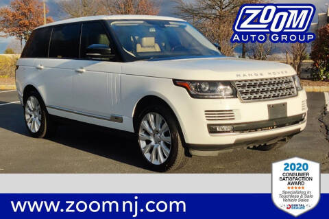 2016 Land Rover Range Rover for sale at Zoom Auto Group in Parsippany NJ