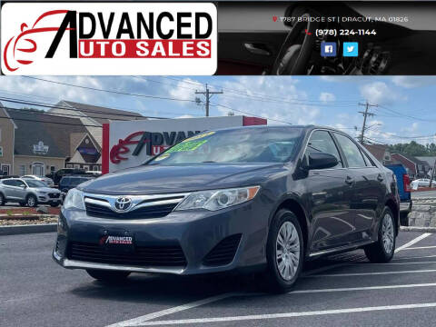 2014 Toyota Camry for sale at Advanced Auto Sales in Dracut MA