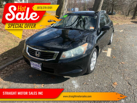 2010 Honda Accord for sale at STRAIGHT MOTOR SALES INC in Paterson NJ