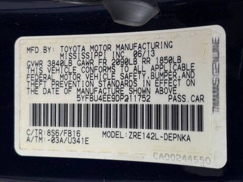 2013 Toyota Corolla LE