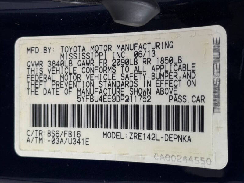 2013 Toyota Corolla LE