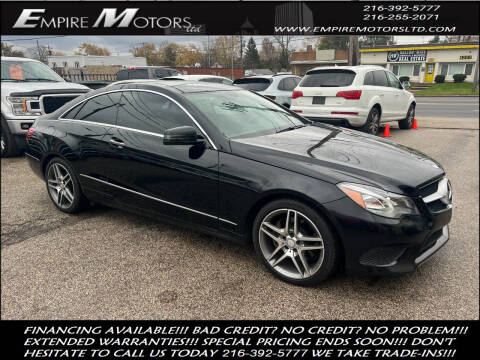 2014 Mercedes-Benz E-Class for sale at Empire Motors LTD in Cleveland OH