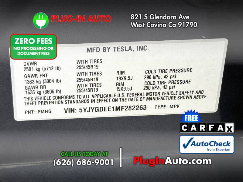 2021 Tesla Model Y Long Range