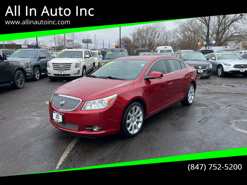 2012 Buick LaCrosse for sale at All In Auto Inc in Palatine IL