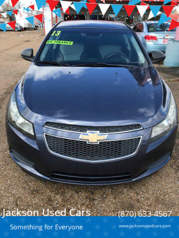 2013 Chevrolet Cruze for sale at Jackson Used Cars in Forrest City AR