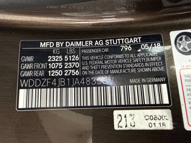 2018 Mercedes-Benz E-Class E 300