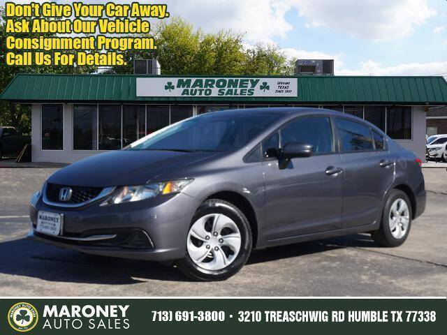 2014 Honda Civic for sale at Maroney Auto Sales in Humble TX