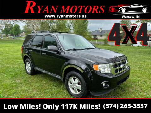2012 Ford Escape for sale at Ryan Motors LLC in Warsaw IN