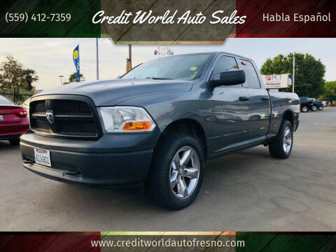 2012 RAM Ram Pickup 1500 for sale at Credit World Auto Sales in Fresno CA