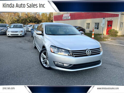 2015 Volkswagen Passat for sale at Kinda Auto Sales Inc in Clayton NC