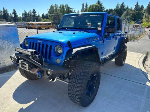 2015 Jeep Wrangler Unlimited for sale at SNS AUTO SALES in Seattle WA