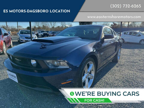 2011 Ford Mustang for sale at ES Motors-DAGSBORO location in Dagsboro DE