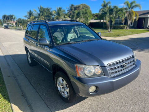 2003 Toyota Highlander for sale at L G AUTO SALES in Boynton Beach FL