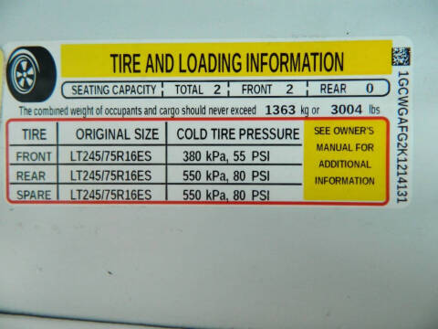 2019 Chevrolet Express 2500