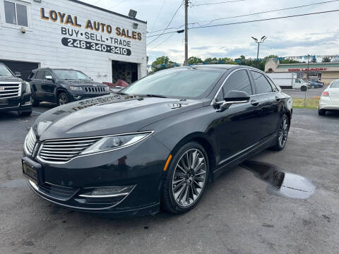 2015 Lincoln MKZ for sale at Loyal Auto Sales in Pontiac MI