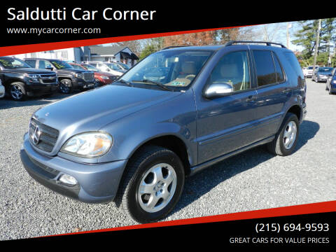 2004 Mercedes-Benz M-Class for sale at Saldutti Car Corner in Gilbertsville PA