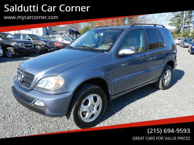 2004 Mercedes-Benz M-Class for sale at Saldutti Car Corner in Gilbertsville PA