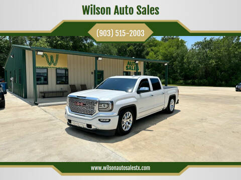 2017 GMC Sierra 1500 for sale at Wilson Auto Sales in Chandler TX