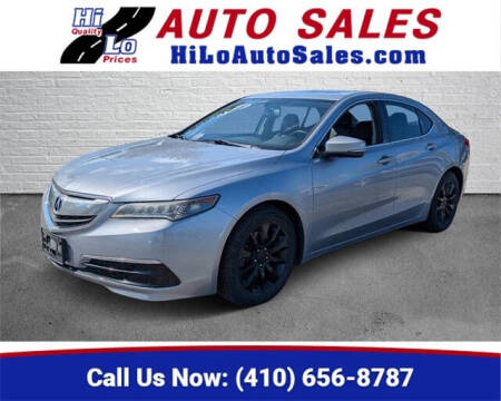 2015 Acura TLX for sale at Hi-Lo Auto Sales in Frederick MD