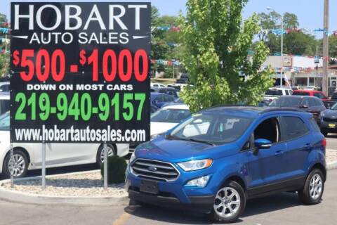 2019 Ford EcoSport for sale at Hobart Auto Sales in Hobart IN