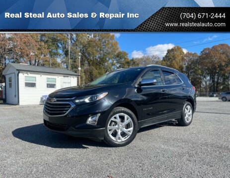 2018 Chevrolet Equinox for sale at Real Steal Auto Sales & Repair Inc in Gastonia NC