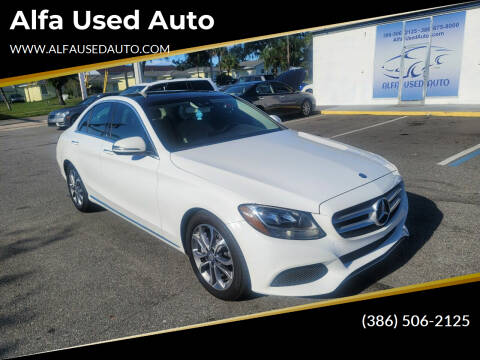 2017 Mercedes-Benz C-Class for sale at Alfa Used Auto in Holly Hill FL